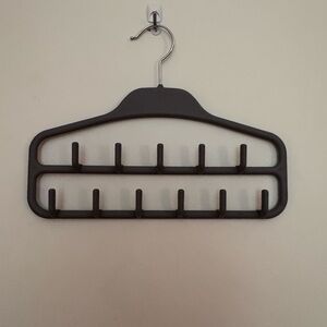 2 Grey Multi-Hook Belt or Scarf Hangers